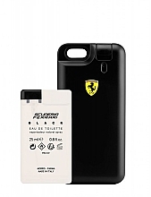 Fragrances, Perfumes, Cosmetics Ferrari Scuderia Ferrari Black - Set (edt/25ml + case) (tester)