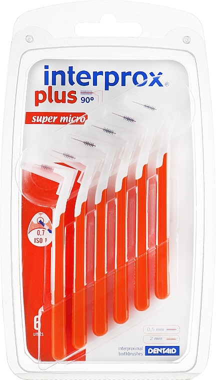 Interdental Brushes, 0.7 mm - Dentaid Interprox Super Micro — photo N1