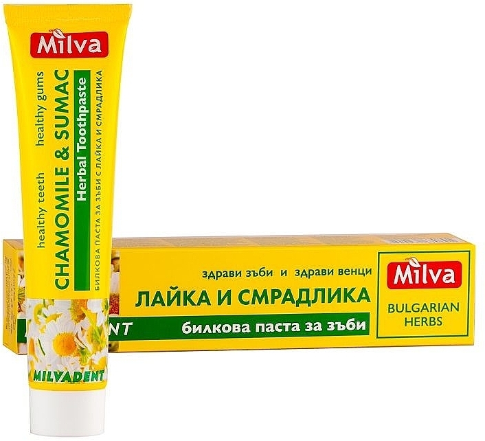 Chamomile & Sumac Toothpaste - Milva Chamomile & Sumac Toothpaste — photo N1