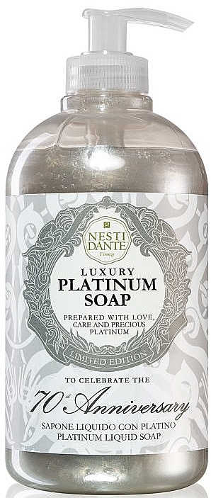 Liquid Soap "Luxury Platinum" - Nesti Dante Luxury Platinum Soap — photo N2