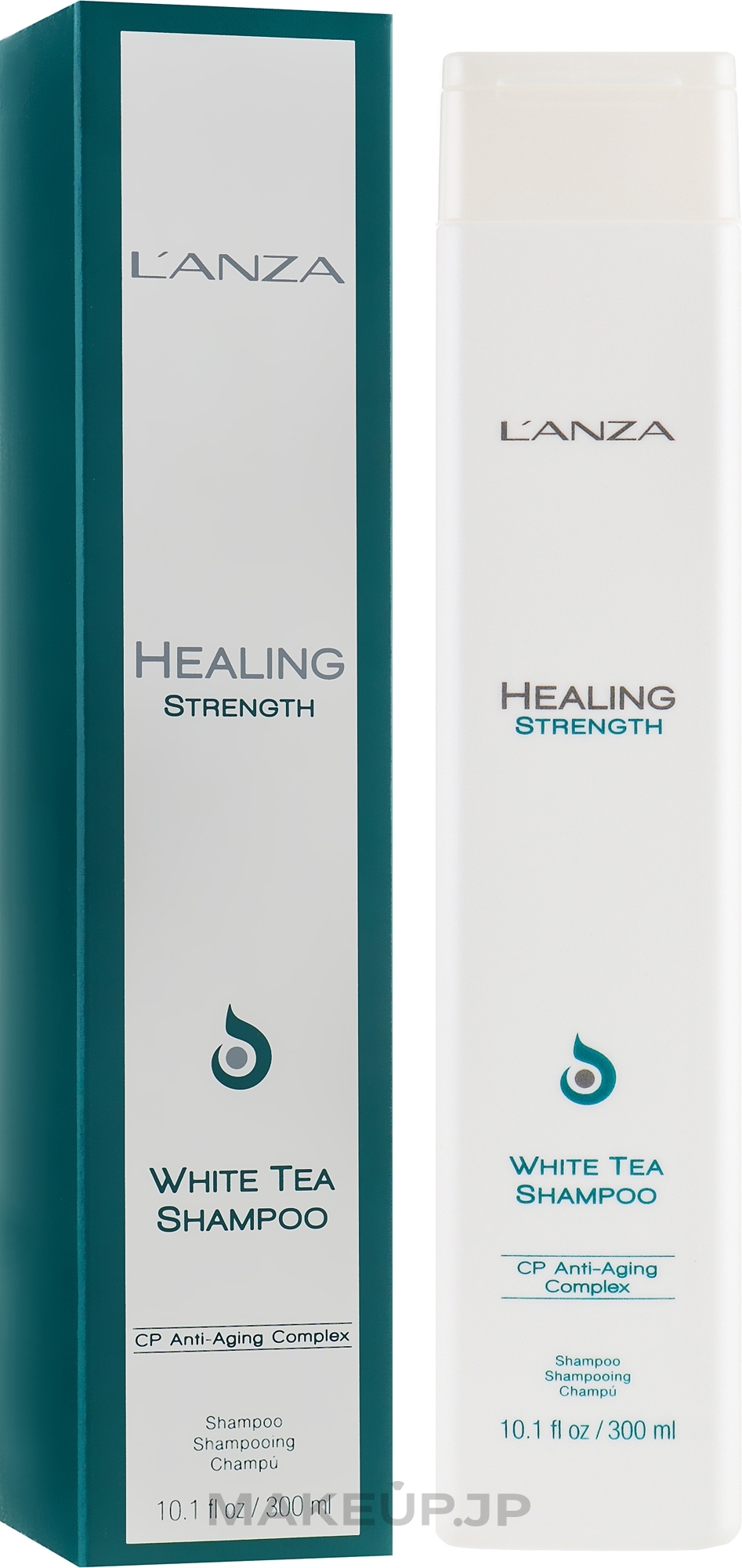 Nourishing Shampoo for Long & Weak Hair - L'ANZA Healing Strength White Tea Shampoo — photo 300 ml