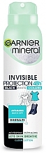 Deodorant "Invisible Protection" - Garnier Mineral Invisible Protection 48h Clean Cotton Deodorant — photo N1
