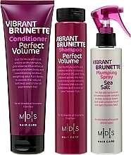 Set "Perfect Volume. Burning Brunette" - Mades Cosmetics (sham/250ml + cond/250ml + spray/200ml) — photo N2