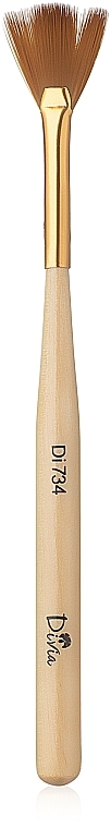 Fan Nail Art Brush, Di734 - Divia — photo N1