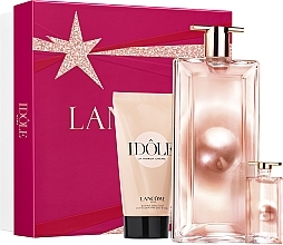 Fragrances, Perfumes, Cosmetics Lancome Idole Aura - Set (edp/50ml + edp/mini/5ml + b/cr/50ml) 