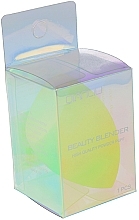 Fragrances, Perfumes, Cosmetics Ombre Drop Makeup Sponge, yellow-green - Qianlili Beauty Blender