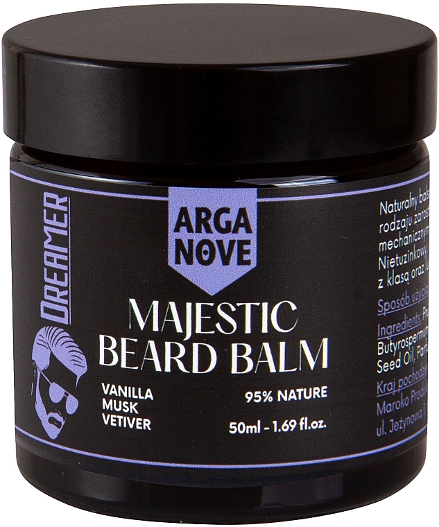 Beard & Moustache Balm - Arganove Majestic Beard Balm Dreamer — photo N1
