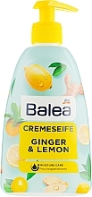 Liquid Hand Cream Soap 'Ginger & Lemon' - Balea Cream Soap Ginger & Lemon — photo N1