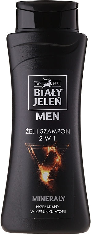 Hypoallergenic Mineral Shower Gel & Shampoo 2in1 - Bialy Jelen Hypoallergenic Gel & Shampoo 2in1 Mineraly — photo N1