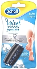 Fragrances, Perfumes, Cosmetics Replacement Rollers for Electric Files - Scholl Velvet Smooth Express Pedi Diamond Crystal