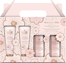 Set, 4 products - Grace Cole The Luxury Bathing Creme Brulee, Orange Blossom & Vanilla Top To Toe Essentials Set — photo N1