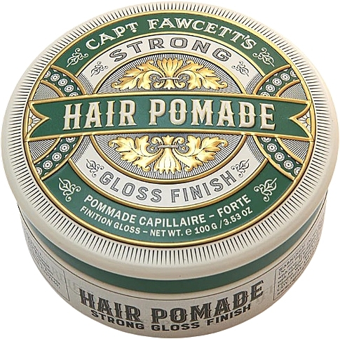 Glossy Hair Pomade - Captain Fawcett Hair Pomade Strong Gloss Finish — photo N1