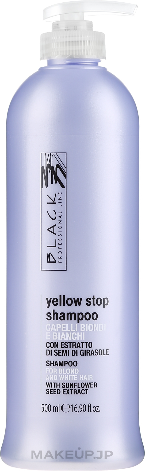 Anti-Yellow Shampoo for Blonde & White Hair - Black Professional Line Yellow Stop Shampoo — photo 500 ml