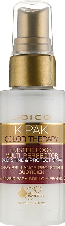 Leave-In Balm for Colored Hair - Joico K-Pak Color Therapy Luster Lock Multi-Perfector Daily Shine Spray — photo N1