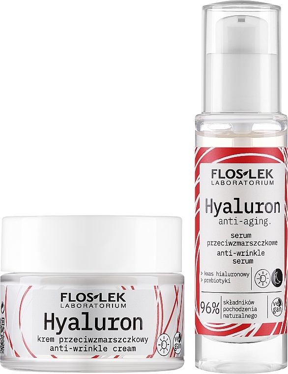 Set - Floslek Hyaluron Set (serum/30ml + cream/50ml) — photo N2