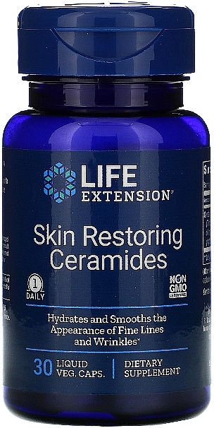 Skin Restoring Ceramides Dietary Supplement - Life Extension Skin Restoring Ceramides — photo N1