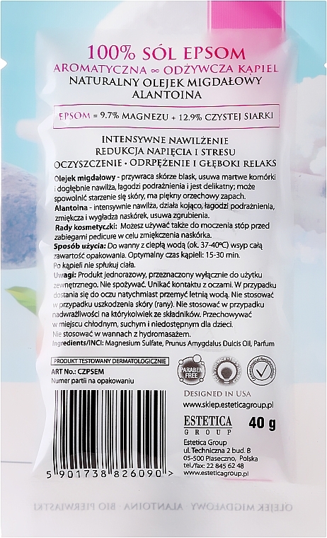 Bath Salt with Almond Oil - Czyste Piękno — photo N2