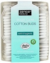 Fragrances, Perfumes, Cosmetics Cotton Buds, 200 pcs - Sence Sugar Cane Cotton Buds Soft & Hygine