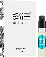 Fragrances, Perfumes, Cosmetics Esse 78 - Eau de Parfum (sample)