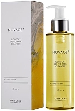 Face Cleansing Oil - Oriflame Novage+ Comfort Oil To Milk Cleanser — photo N2