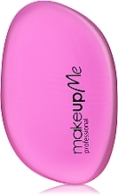 Oval Silicone Makeup Sponge, pink - Make Up Me Siliconepro — photo N1