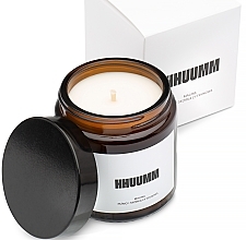 Natural Soy Candle with Raspberry, Musk & Lemon Zest Scent - Hhuumm — photo N3