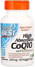 Fragrances, Perfumes, Cosmetics High Absorption Coenzyme Q10 with BioPerine, 200 mg, veg capsules - Doctor's Best