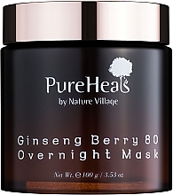 Energizing Night Mask with Ginseng Extract - PureHeal's Ginseng Berry 80 Overnight Mask — photo N1