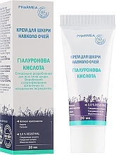 Fragrances, Perfumes, Cosmetics Hyaluronic Acid Eye Cream - Pharmea Resisthyal