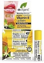 Vitamin E Lip Balm - Dr. Organic Bioactive Skincare Vitamin E Lip Balm SPF15 — photo N1