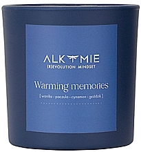 Natural Soy Candle 'Warming Memories' - Alkmie — photo N1