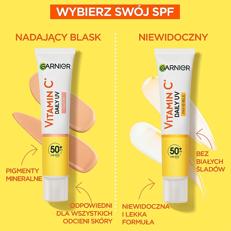 Face Fluid - Garnier Skin Naturals Vitamin C Daily UV Brightenning Fluid SPF50+ — photo N15