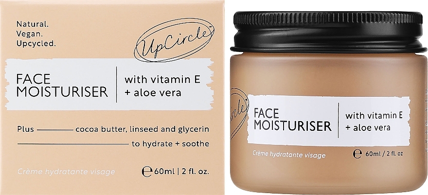 Face Moisturizer - UpCircle Face Moisturiser with Vitamin E + Aloe Vera — photo N2