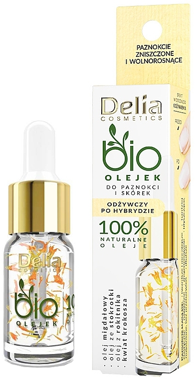 Nourishing Nail & Cuticle Oil - Delia Cosmetics Bio Nail Oil — photo N1