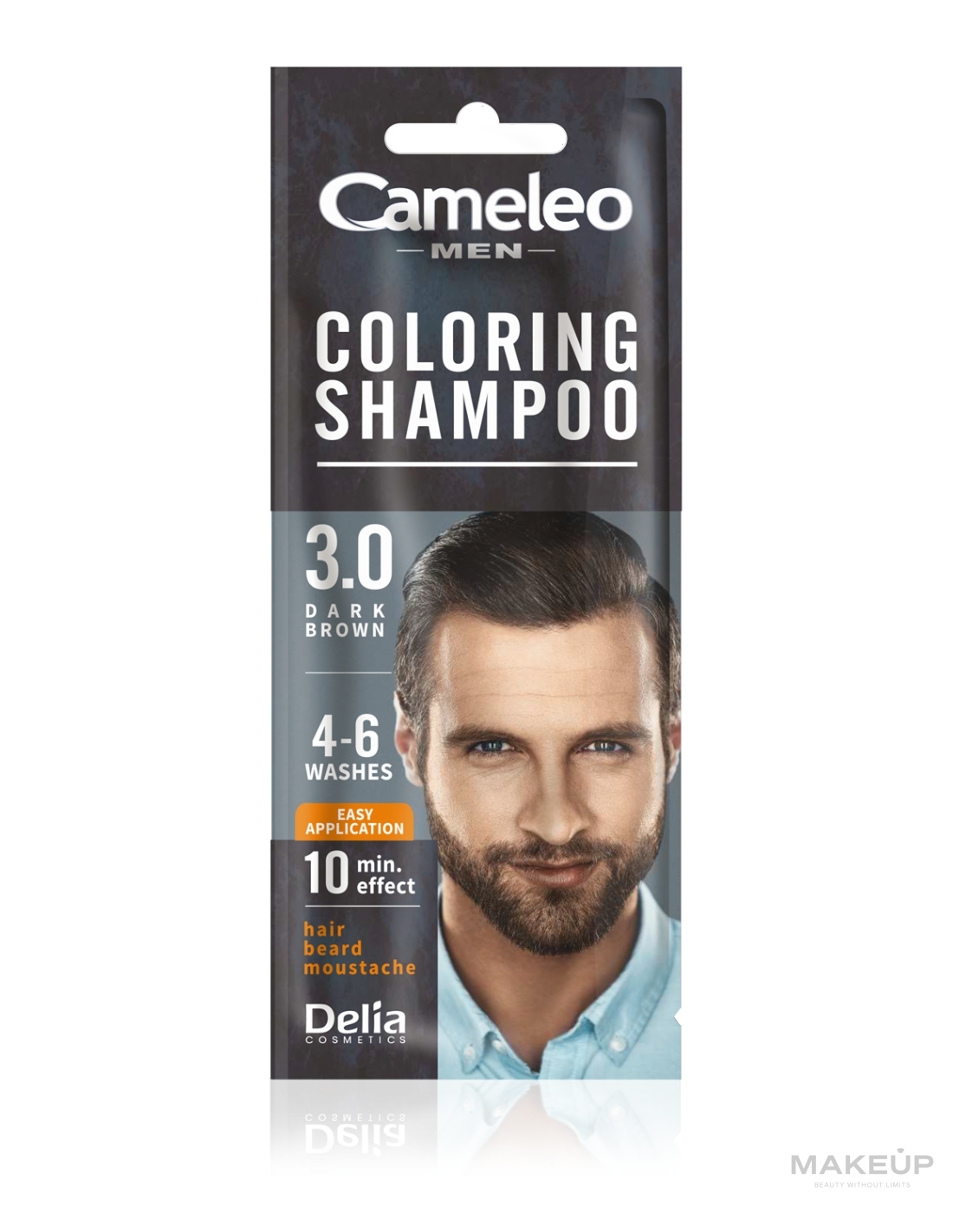 Colouring Shampoo for Men - Delia Cameleo Colouning Shampoo For Men — photo 3.0 - Dark Brown