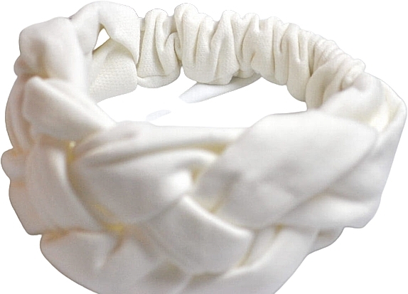 Organic Cotton Headband, white - Ovium — photo N1