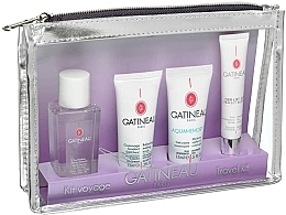 Fragrances, Perfumes, Cosmetics Set - Gatineau Micellar Travel Kit (mic/wat/50ml + Scrub/15ml + cr/gel/15ml + Lip/care/10ml + bad)