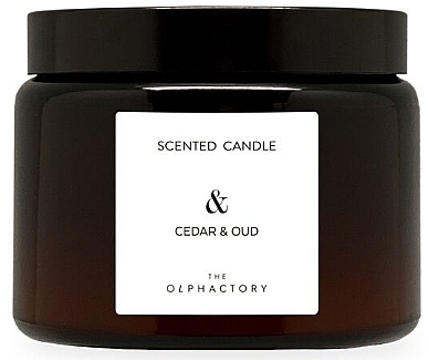 Scented Candle in Jar - Ambientair The Olphactory Cedar & Oud Scented Candle — photo N2