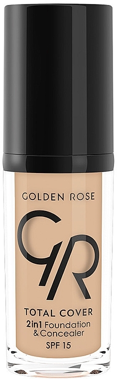 Foundation & Concealer - Golden Rose Total Cover 2in1 Foundation & Concealer — photo N1