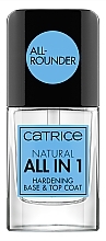 Fragrances, Perfumes, Cosmetics 2-in-1 Base & Top Coat - Catrice Natural All in 1 Hardening Base &Top Coat