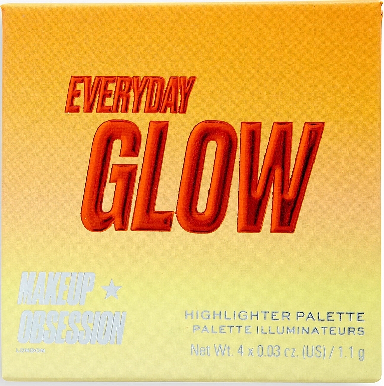 Highlighter Palette - Makeup Obsession Glow Crush Palette — photo N1