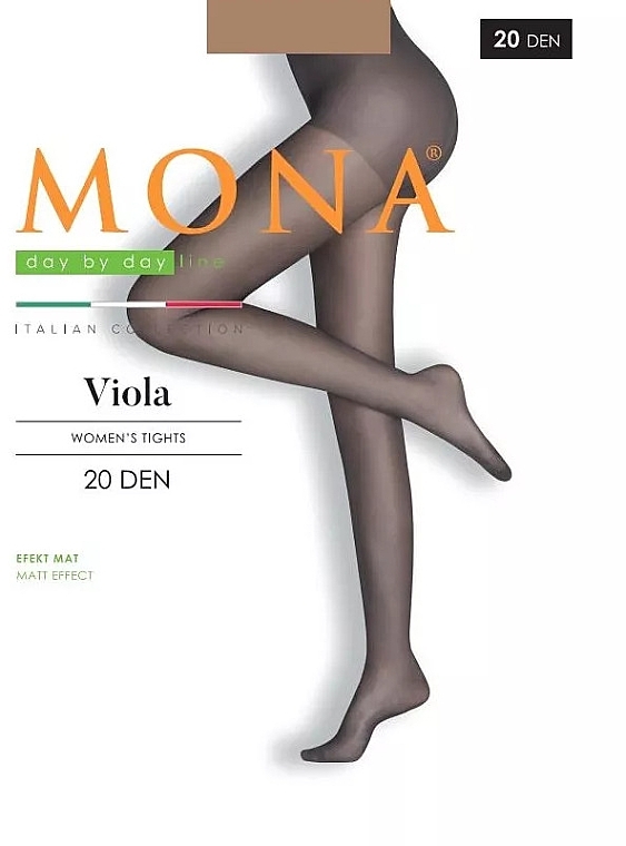Viola Matt Tights, 20 Den, fumo - MONA — photo N2