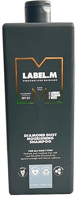 Nourishing Shampoo - Label.m Diamond Dust Nourishing Shampoo — photo N3