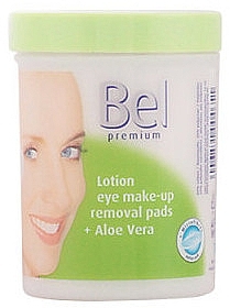 Micellar Lotion Pads with Aloe Vera - Bel Premium Lotion Eye Make-Up Pads Aloe Vera — photo N1