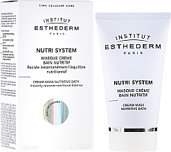 Fragrances, Perfumes, Cosmetics Facial Cream Mask - Institut Esthederm Nutri System Cream Mask Nutritive Bath