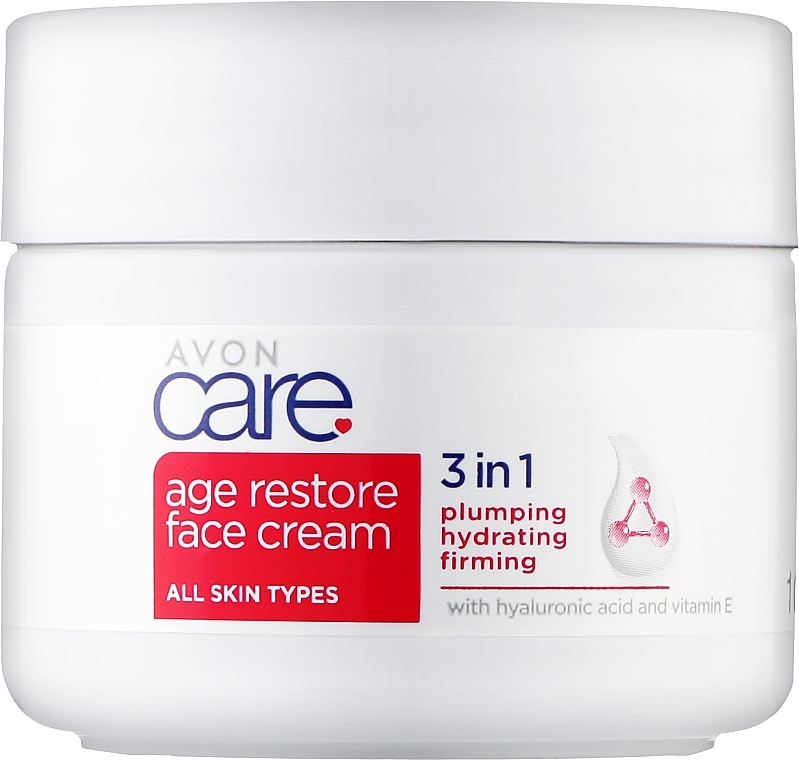 Anti-Wrinkle Cream 3in1 - Avon Care Age Restore Face Cream 3 in 1 — photo N1