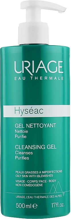 Gentle Cleansing Gel Hyseac - Uriage Combination to oily skin — photo N3