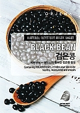 Fragrances, Perfumes, Cosmetics Moisturizing Sheet Mask with Blask Bean Extract - Orjena Natural Moisture Mask Sheet Black Bean