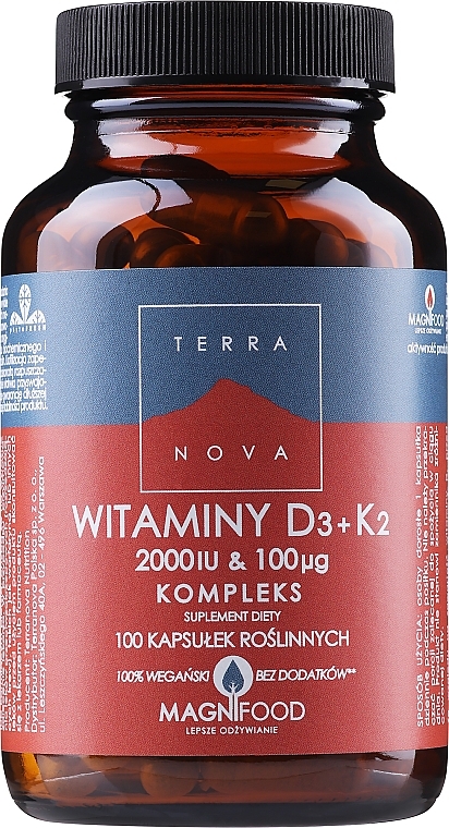 Dietary Supplement - Terranova Vitamin D3+K2 2000 Complex — photo N2