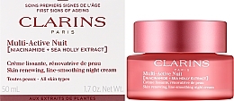 ナイトクリーム - Clarins Multi-Active Jour Niacinamide+Sea Holly Extract Glow Boosting Line-Smoothing Night Cream	 — photo N3